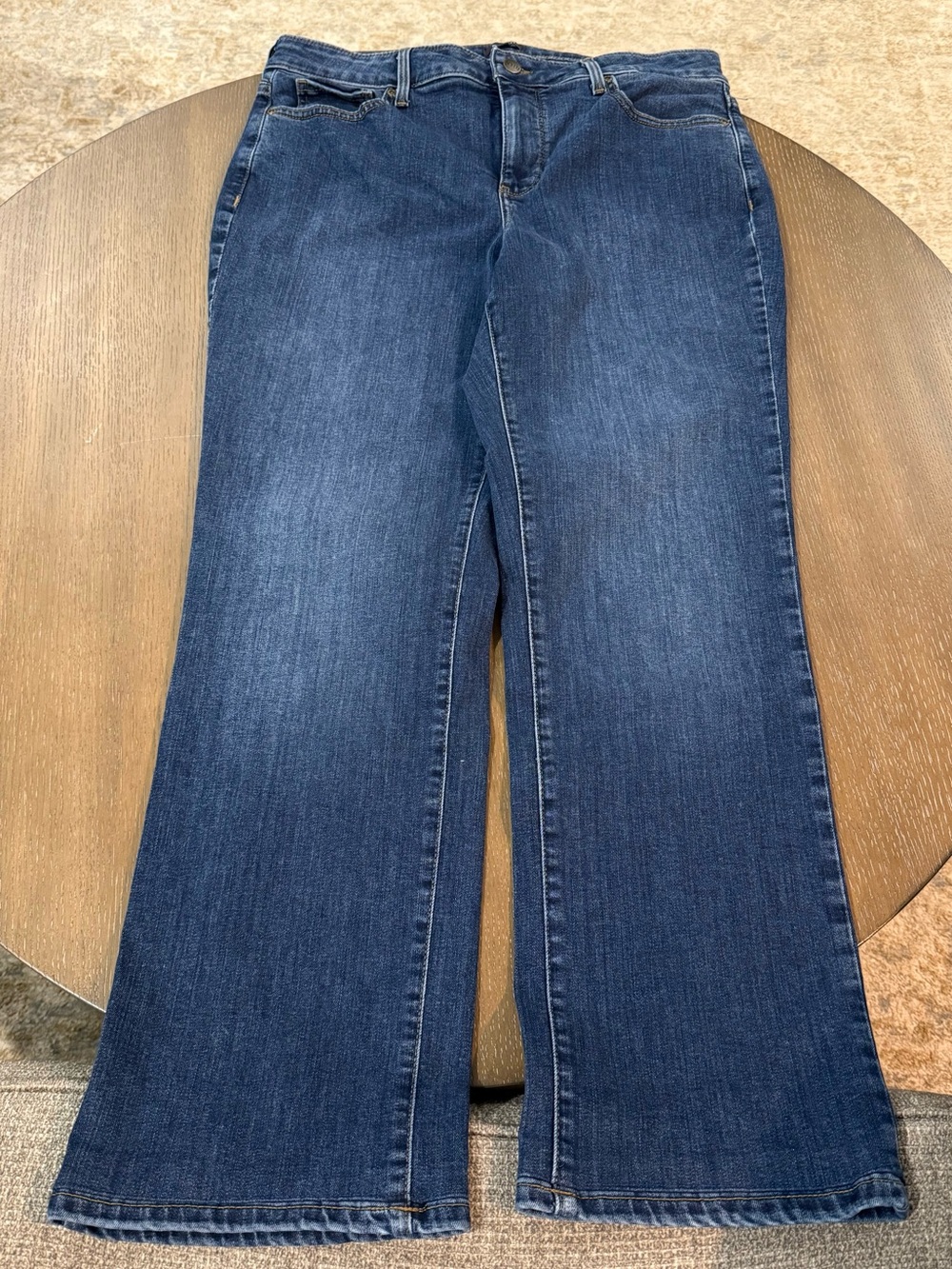 Women's Dark Blue Wide-Leg Jeans- NYDI